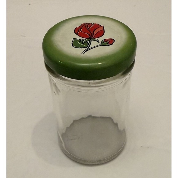 Ball Other - Vintage Hickory Farms Preserves 2.5 oz Ball Jar with Floral Lid